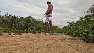 wanna see me jerk off on the beach?