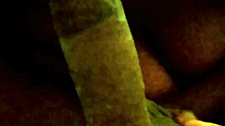 ebony girl gives blowjob to monster cock with big tits bouncing