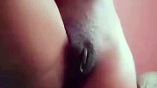 she plays with her pussy alone