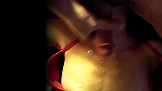 Slut Wife's Cumshot vs. Her Friend's Reaction