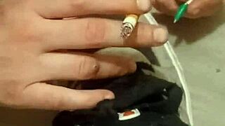 Friend Trashes My Sneakers with Feet