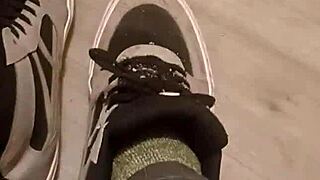 Friend Trashes My Sneakers with Feet