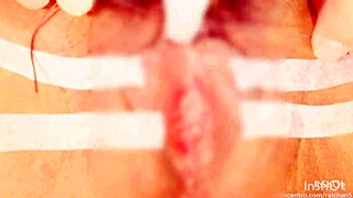 clitoral suction feels amazing with bound bdsm and squirting orgasm