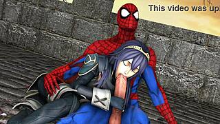 lucina getting wild with spider-man in steamy anal action! 🕷️