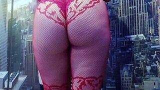 brunette milf licks and fucks young student in ass