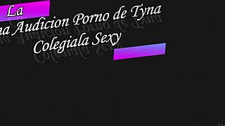 Promotion of the upcoming porn movie with the theme of casting natural and real sex scenes with a Mexican teen named Tyna