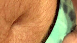 The husband casually rubs his monster cock and balls while wearing underwear