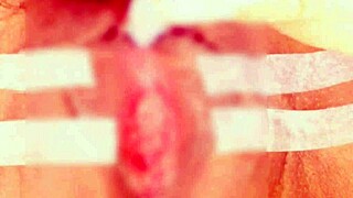 clitoral suction feels amazing with bound bdsm and squirting orgasm