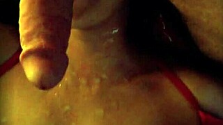 Slut Wife's Cumshot vs. Her Friend's Reaction