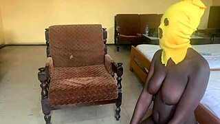 why did the ebony girl shit while getting fucked hard?