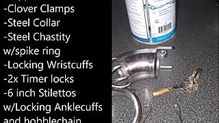 Sissy Prepares For Anal With Buttplug