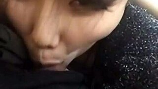 Hot teen pretty girl delivers an insane blowjob!