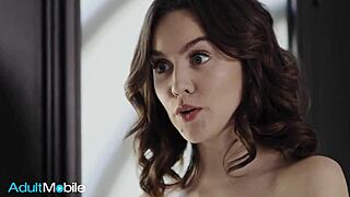 Slender Brunette Pounded In Missionary Gets Load On Bush