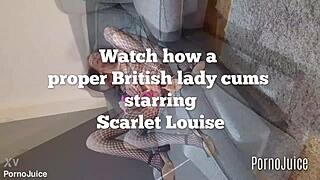 Watch Scarlet Louise cum hard!