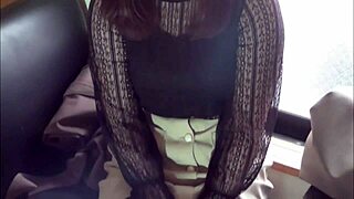 asian japanese nurse with huge f-cup boobs gets wild in pov banging