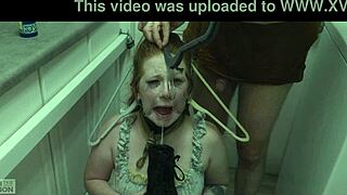 Enthusiastic degradation slut siren eats cum from boot, ahh so messy!