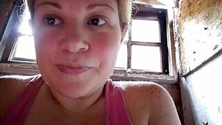 mel masturbates on webcam call