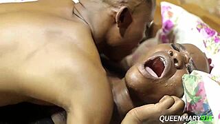 Real hardcore session with black long cock