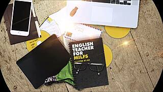 English teacher engages in anal sex with teen milf in pov hardcore session