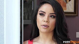 naughty teen maya bijou sucks bbc realtor! wild riding while parents away! 😈