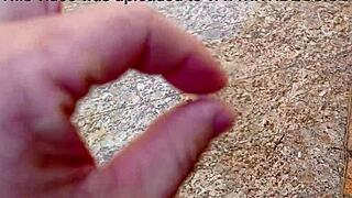 Brazilian amateur jerks off in the garage and shoots a huge load. Who wants to drink it straight?