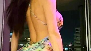 transsexual in crossdressing receives intense anal fucking