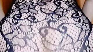 a milf dances striptease and takes monster cock in tight holes