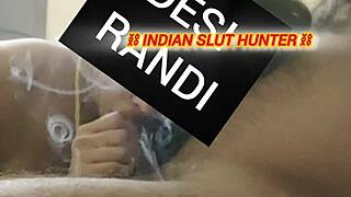 Indian slut hunter smokes while getting fucked close up