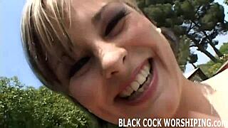 I'm totally addicted to sucking those big black cocks in hardcore POV.