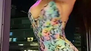 transsexual in crossdressing receives intense anal fucking