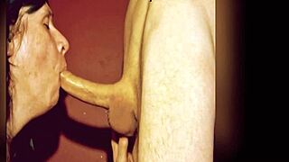 the goat takes long cock deep in throat for intense blowjob