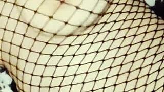 a milf dances striptease and takes monster cock in tight holes