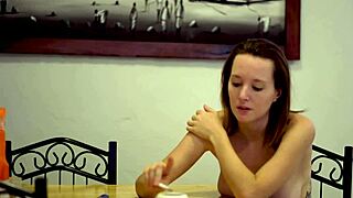 cheeky smoking session with girl next door