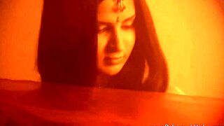 this cute indian babe dances erotically, ripping clothes and undressing nude in a striptease