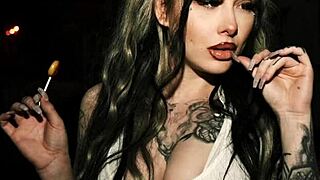 Jerk off challenge with a beautiful woman