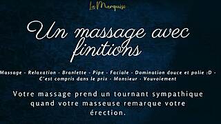this french massage leads to an amazing blowjob, with audio porn vibes