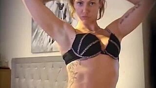 little teaser undresses slowly