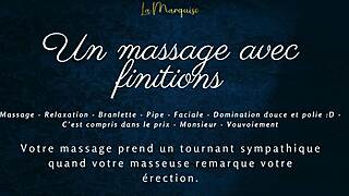 this french massage leads to an amazing blowjob, with audio porn vibes