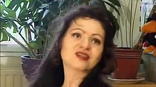 Two girls going wild in a threesome anal session