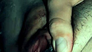 THE HOLES OF THE MATURE ONE ARE OPENED HARD AND LARGE