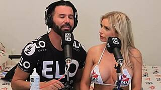 Honey baked melons fucked during Elo podcast interview