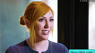 Oh, Let Me Show You This Nuru Massage! Lauren Phillips Explains To David Lee With Her Big Tits.