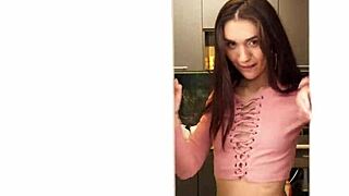 Intimate Young Couple Making Love with Deepthroat and Close-Up Cowgirl Riding Action