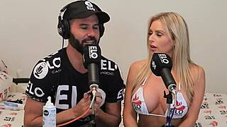 Honey baked melons fucked during Elo podcast interview