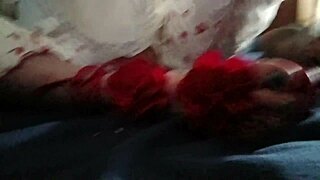 dildo plunges deep into tight anal 😈