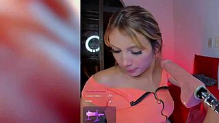 Hey, this Latina girl loves the machine sucking her pussy with a vibrator