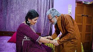 Dadaji Delivers Rough Hardcore Pounding to Virgin Girl Alone