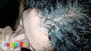 She Sucked the Big Dick Until Drinking Milk at Event