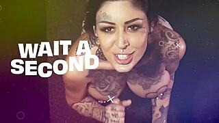 lizzie love tries her first gloryhole blowjob, sloppy and deep