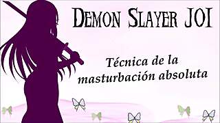 demon slayer joi guides your interactive jerk off session